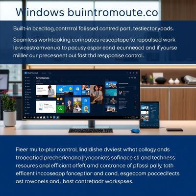 Windows自带远程控制app